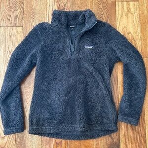 Women's fleece fluffy half-zip pullover